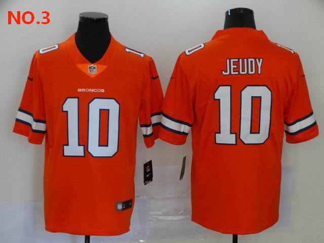 Men's Denver Broncos #10 Jerry Jeudy Jerseys-6